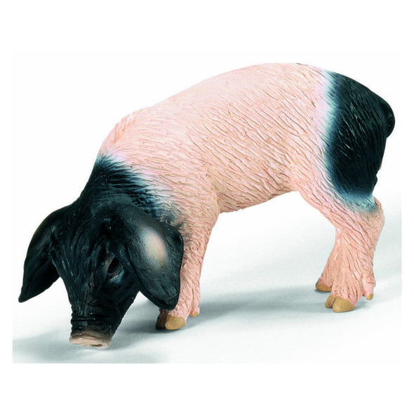 Schleich 13635 Swabian-Hall Piglet eating farm life retired figure