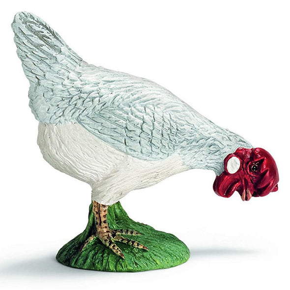 Schleich 13647 Hen pecking farm life figurine retired