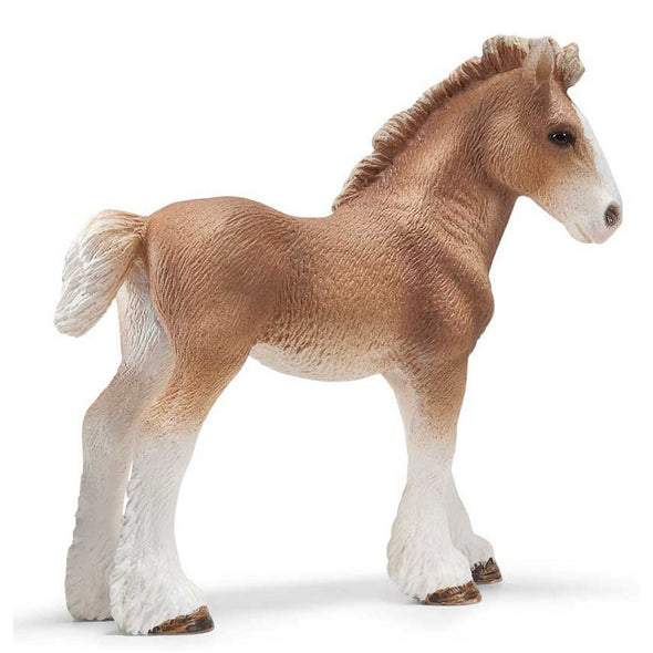 Schleich 13671 Clydesdale Foal farm life figurine