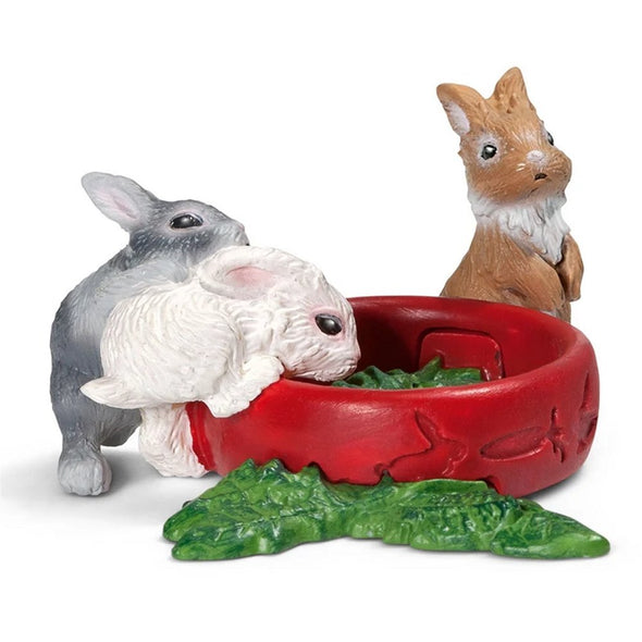 Schleich 13725 Baby Rabbits retired farm life figure