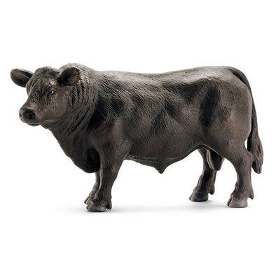 Schleich 13766 Black Angus Bull retired farm life figurine