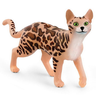 Schleich 13918 Bengal Cat farm life animal replica figure