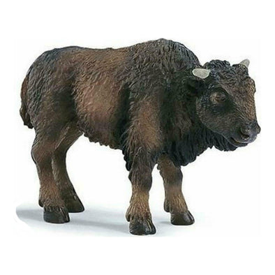 Schleich 14350 American Bison Calf rare retired animal figure