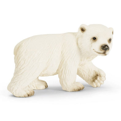 Schleich 14358 Polar Bear Cub wild life figurine figure animal replica