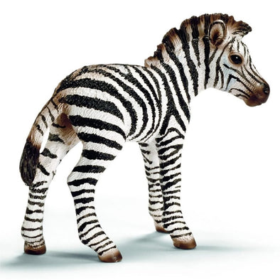 Schleich 14393 Zebra Foal retired wild life figure