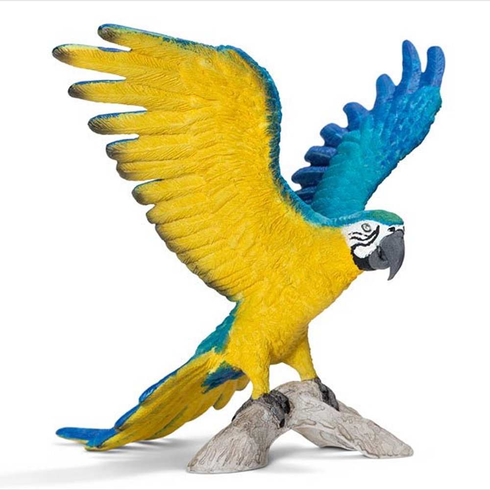 Schleich 14690 Blue and Yellow Macaw Toy Dreamer