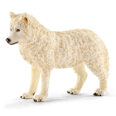 Schleich 14742 Arctic Wolf rare retired wild life animal figurine