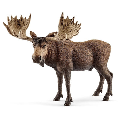 Schleich 14619 Moose Bull retired wild life figurine