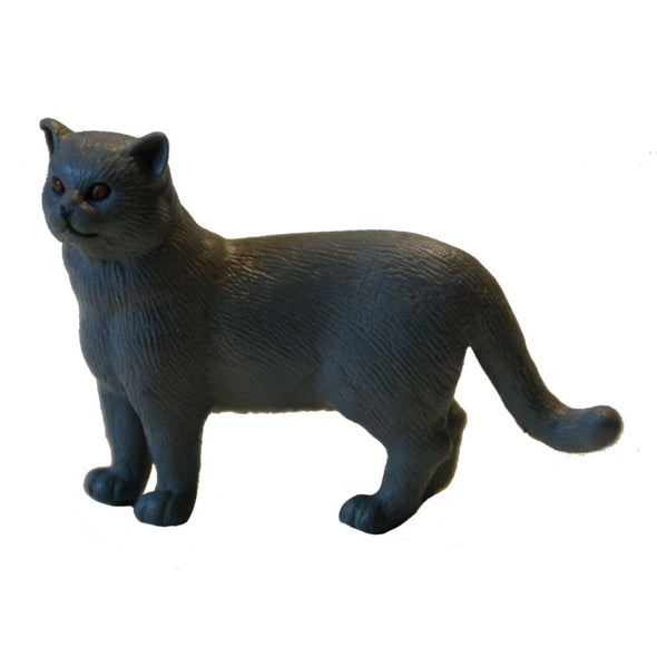 Schleich 16651 British Blue Cat, standing retired rare figure