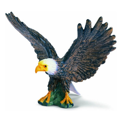 Schleich 16707 Bald Eagle Spread Wings retired wild life bird