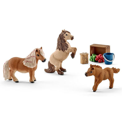 Schleich 41432 Miniature Shetland Pony Family