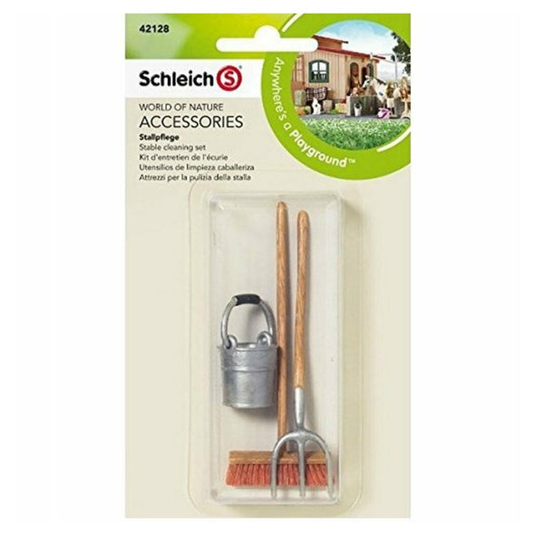 Schleich 42128 Stable Cleaning Set