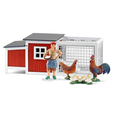 Schleich 42191 Chicken Coop retired farm life playset