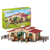 Schleich 42195 Stable with Horses and Accessories