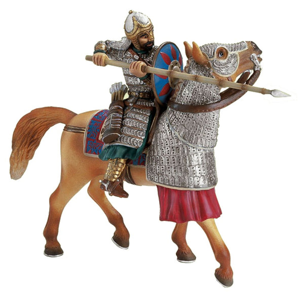 Schleich 70040 Soldier with Spike on Horse retired knights