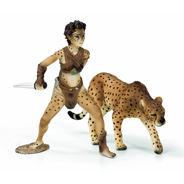 Schleich Bayala 70442 Liassa and Cheetah rare retired figurine