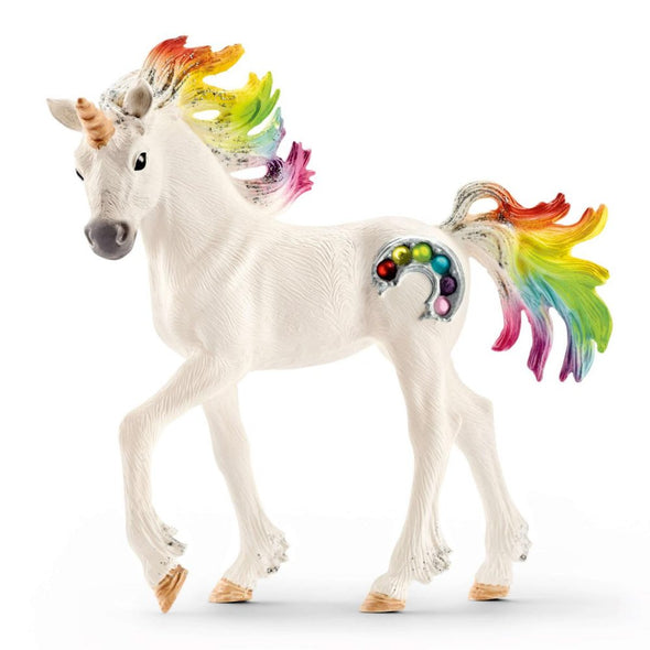 Schleich 70525 Rainbow Unicorn foal retired bayala