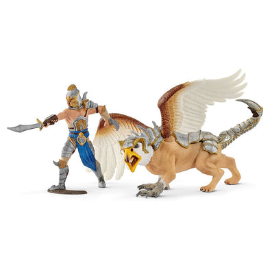 Schleich 70129 Griffin Knight Warrior with Griffin retired eldrador knights