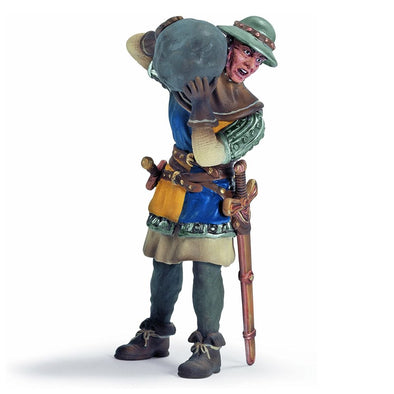 Schleich 70053 Foot Soldier with Stone retired figurine knights