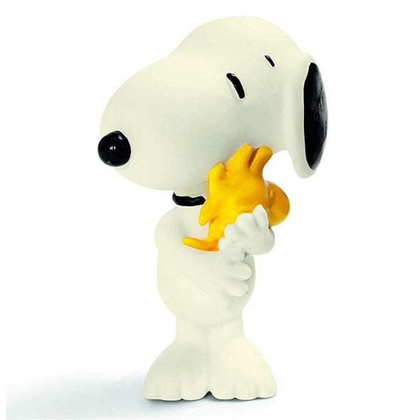 Schleich Peanuts Snoopy hugging Woodstock