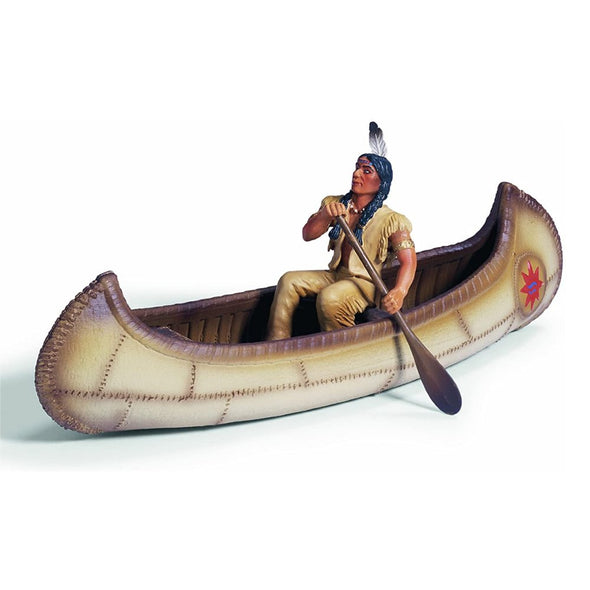 Schleich 42013 Sioux Canoe american frontier wild west