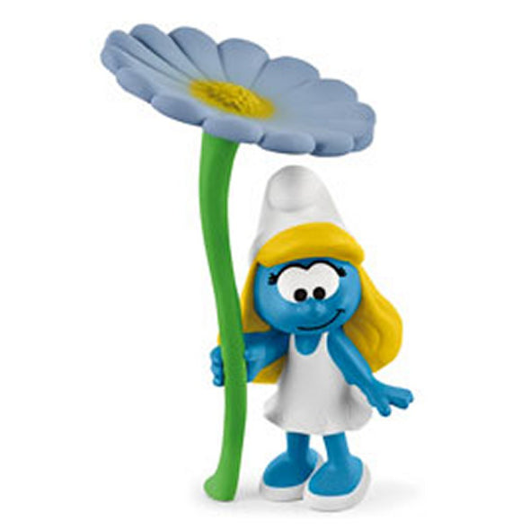 20827 Smurfette Flower smurfs Schleich Puffo Schtroumpf Schlümpf