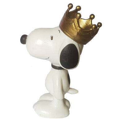 Snoopy with Crown Plastoy Peanuts
