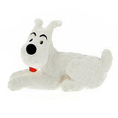 Tintin Snowy Lying PVC toy figure 42431