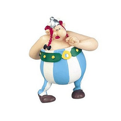 Obelix with Flowers behind Back Asterix Figure Plastoy Cake Topper