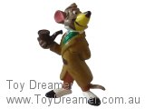 Great Mouse Detective Cake Topper Basil with Pipe Toy Figure
