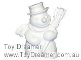 The Snowman The Snowman: Snowman with Broom Toy Figurine