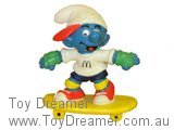 Smurf 99999 McDonalds 2 - Skateboard Smurf Schleich Smurfs Figurine 