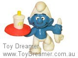 Smurf 99999 McDonalds 1 - Waiter Smurf Schleich Smurfs Figurine 