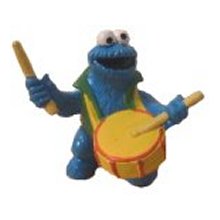 Sesame Street Sesame Street: Cookie Monster with Drum Toy Figure