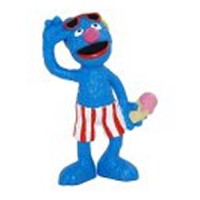 Sesame Street Sesame Street: Grover with Icecream Toy Figure