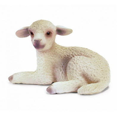 Schleich 13284 Lamb lying farm life figurine retired animal replica