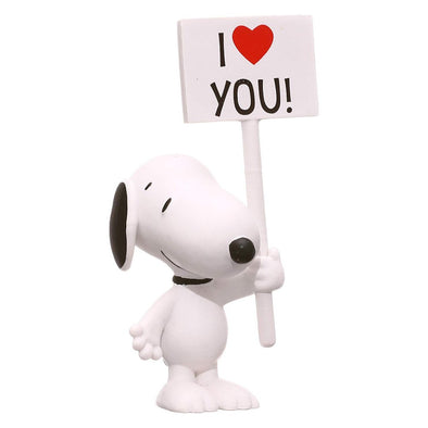 Schleich Peanuts Snoopy Love Sign