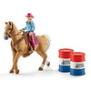 Schleich 41417 Barrel Racing Cowgirl retired farm life