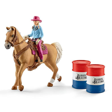 Schleich 41417 Barrel Racing Cowgirl retired farm life