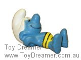 Smurf Sunbather Smurf - Yellow/Black Trunks Schleich Smurfs Figurine 