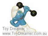 Smurf Hefty Smurf - No Shirt Schleich Smurfs Figurine 