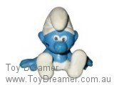 Smurf Sitting Smurf - Older Version Schleich Smurfs Figurine 