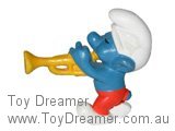 Smurf Trumpeter Smurf - Red Pants Schleich Smurfs Figurine 