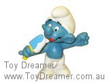 Smurf Ice Lolly Smurf - Blue/White Lolly Schleich Smurfs Figurine 
