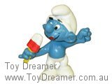 Smurf Ice Lolly Smurf - Red/White Lolly Schleich Smurfs Figurine 
