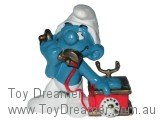 Smurf Telephone Smurf - Thin Handle Schleich Smurfs Figurine 