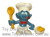 Smurf Cook Smurf - Red Bow Tie Schleich Smurfs Figurine 