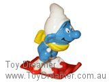 Smurf Skier Smurf Schleich Smurfs Figurine 