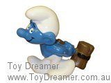 Smurf Sledgehammer Smurf - Dark Brown Schleich Smurfs Figurine 