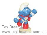 Smurf 20119 Smurferman Smurf - White Base Schleich Smurfs Figurine 